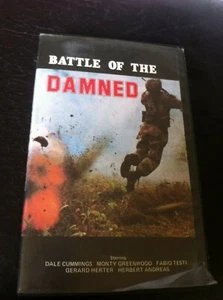Battle of The Damned VHS video tape 1969 War movie WW2 World War Dale Cummings - Foto 1 di 4