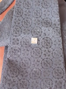 VINTAGE Krawatte Pin/Anhänger Kette 70er Jahre Lazer Cut Silberton RETRO ideales Geschenk für ihn/Sie - Bild 1 von 12