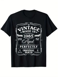 Vintage 1985 40Th Birthday Decorations Funny 40 Birthday Men T-Shirt, Men'S - Picture 1 of 1
