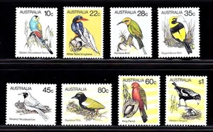 AUSTRALIA #732-739 MNH AUSTRALIAN BIRDS - Picture 1 of 1