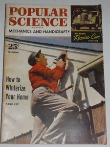Popular Science Magazine How To Winterize Your Home October 1951 120514R - Picture 1 of 1
