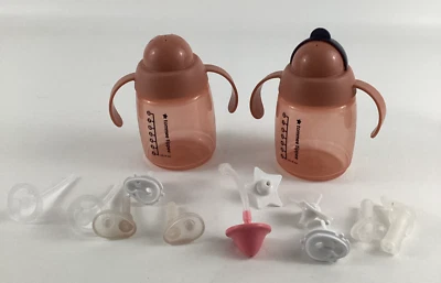 2 tazas de pajita con peso Tommee Tippee para niños pequeños Sippy Superstar bebida antifugas Foto 1 de 4