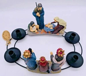 Nativity Scandinavian Christmas by Next Season Design Nativity Candelabra NIB - Picture 1 of 11