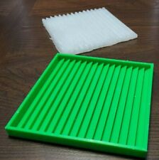 One 6" x 6" Mid Profile Saw Tooth Silicone Sluice Mat Mold