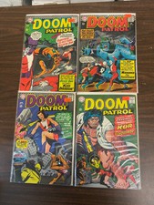 DC Comics doom patrol 108 109 112 114 silver age vg+ fn- bagged boarded