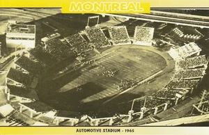 Cartolina Stadio Automotive CFL Montreal Alouettes Edizione Limitata - Foto 1 di 2