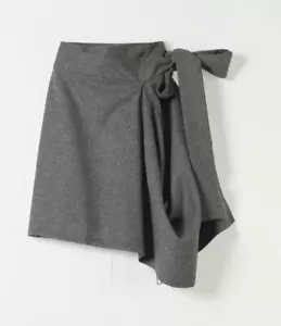 vivienne westwood blanket pencil skirt grey size 42 melton - Picture 1 of 4