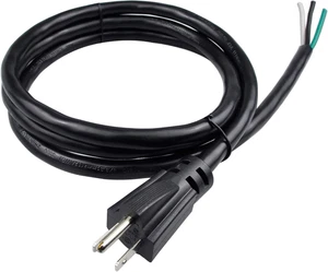 6Ft 12 Gauge 3 Prong Heavy Duty Replacement Power Supply Cord Cable 110V 115V 12 - Picture 1 of 12