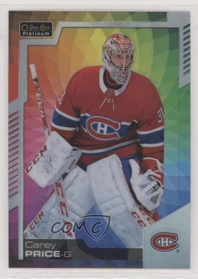 2020-21 O-Pee-Chee Platinum Rainbow Color Wheel Carey Price #9 - Image 1 of 2