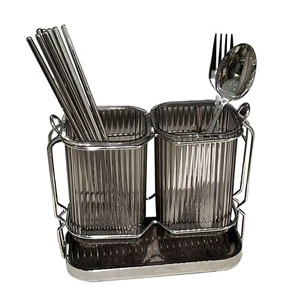 B- Zahnbürstenhalter für Badezimmer, 2 Becher Zahnbürstenhalter Wandmontage, 9239 - Bild 1 von 7