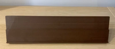 SPARE/ REPLACEMENT BROWN RUMMIKUB GAME TILE RACK WITH STAND X 1 - Image 1 of 4