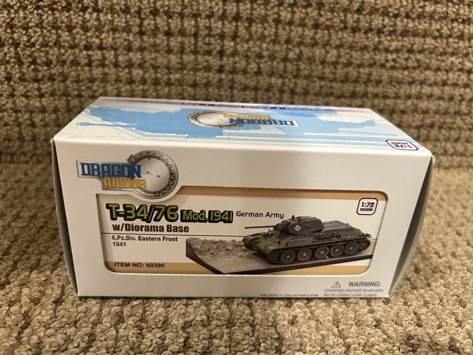 Dragon Armor 1:72 German T-34/76 Mod.1941 w/Dio Base, E. Front 1941, No. 60390 - Image 1 of 4