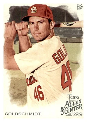2019 Topps Allen and Ginter Baseball Card #62 Paul Goldschmidt - Image 1 of 2