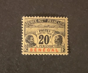 Briefmarken Senegal Scott #J7 Falz - Bild 1 von 2