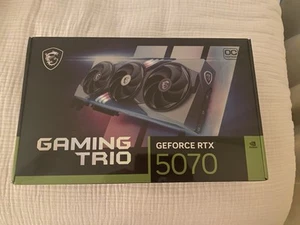 NVIDIA MSI RTX 5070 12G GAMING TRIO OC - New Sealed - IN HAND - Ships Today ! - Picture 1 of 1