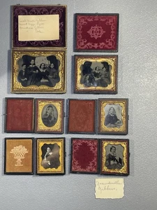 Lot of 6 ~ Antique ~ Plate Daguerreotypes - Picture 1 of 17