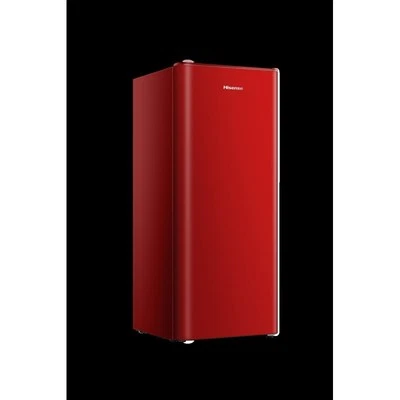 Hisense RR220D4ERE Frigo Monoporta Libera installazione 165 Lt Rosso Classe E St - Imagen 1 de 4