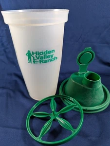 Vintage Hidden Valley Ranch Dressing Shaker Flasche mit Rad & Deckel Mixer Mixer - Bild 1 von 11