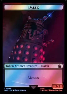 1x Dalek Token *FOIL* - NM - Doctor Who - SPARROW MAGIC - Picture 1 of 1