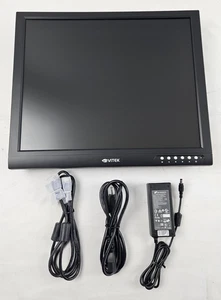 VTM LED190P 19” HD Security Monitor 1366x768 Dual Looping BNC CCTV *No Stand* - Picture 1 of 4