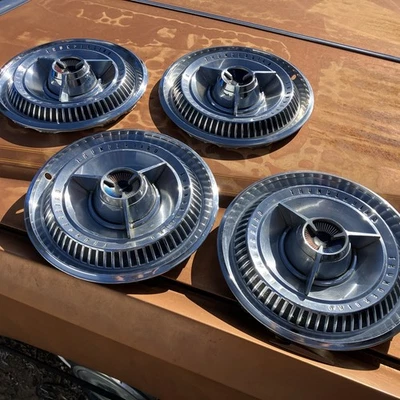 OEM 1965 Ford Thunderbird T bird спиннер колпаки ступицы колпаки колеса комплект - Изображение 1 из 4