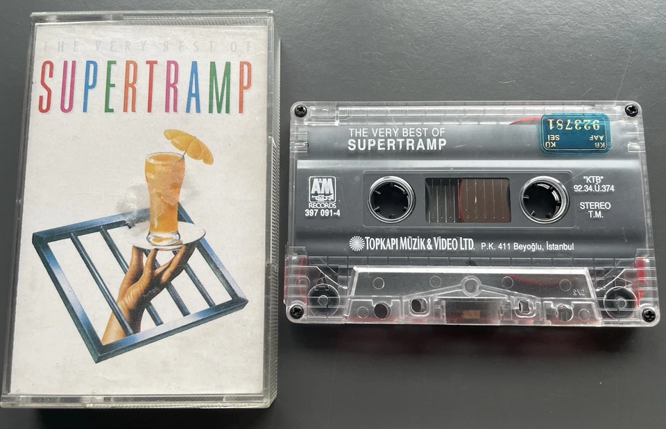The Very Best Of Supertramp Cassette Tape Turkey Topkapi Muzik - Image 1 of 2