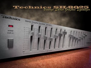 Technics SH-8025 🌈RaRe🌈 Vintage Stereo Graphic Equalizer - Picture 1 of 5