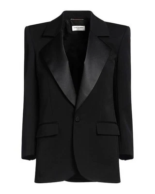 SAINT LAURENT RUNWAY  Blazer  TUXEDO JACKET Size 38 - Image 1 of 4