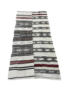 Fulani Blanket,African Blanket,Antique Hand Made Fulani,Wedding Blanket 49”x100” - Picture 1 of 23