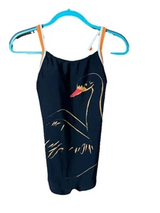 YINGFA GIRL'S COMPETITION TRAINING RACING SWIMSUIT SWAN GIRLS L - Picture 1 of 24