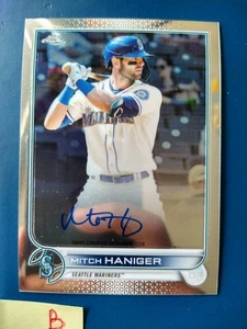 2022 Topps Chrome Mitch Haniger #CVA-MH Seattle Mariners AUTO - Picture 1 of 2
