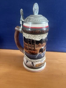 Budweiser American Wildlife Moose Vintage Beer Stein - Picture 1 of 7