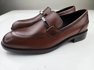 Scarpe mocassini BOSS uomo Tayil bu, mocassini, marrone scuro, US 7,5 - Foto 1 di 7