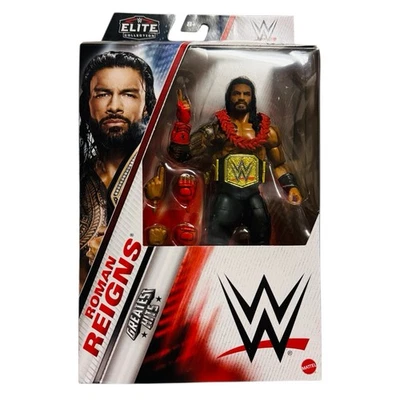 Figura de acción Roman Reigns WWE Elite Greatest Hits 8 Mattel juguete cinturón manos Foto 1 de 4
