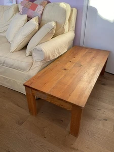 Vintage 1980’s Habitat solid wood Pine coffee table - Picture 1 of 8