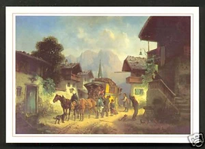 Garmisch-Partenkirchen Post Coach Schmitt Bayern Germany 1870 - Picture 1 of 1