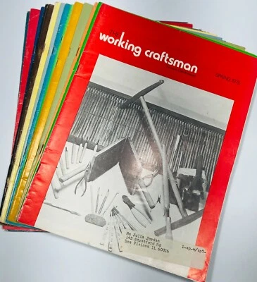 1970's The Working Craftsman Magazine 12 Issues + 2 Source Directories - Image 1 of 4