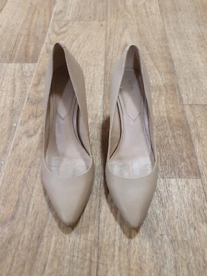 Damas Mujeres Cuero Beige Aldo Zapatos UK(6) EU(39) US(8.5) VL-1864B Foto 1 de 4