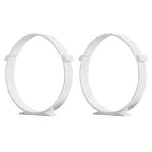 Rundrohr Halter Ø 96mm Rohrschelle Rohrhalter PVC Rundkanal Lüftungsrohr Rohr - Bild 1 von 4