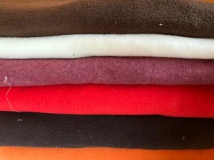 Konvolut Fleece-Stoffe, ca. 5,3 Meter - Bild 1 von 4