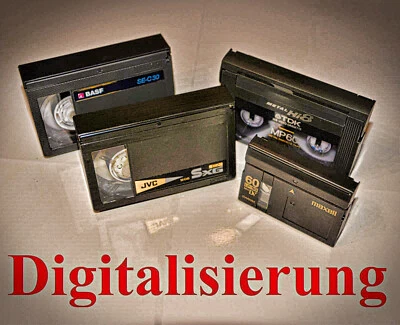 Eine 30er VHS-C, S VHS-C Video Kassette auf DVD kopieren, digitalisieren   - Bild 1 von 2