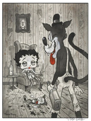 ПОП-СЮРРЕАЛИЗМ LOWBROW АНИМАЦИЯ ХУДОЖЕСТВЕННАЯ ПЕЧАТЬ FRANK FORTE изобразительное искусство печати набор - Изображение 1 из 4