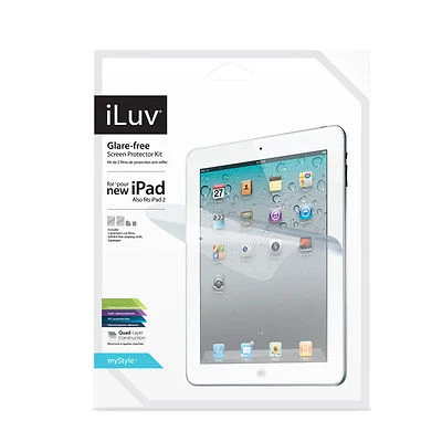 iLuv ICC1198 Glare Free Screen Protector for Apple iPad 2nd, 3rd & 4rd G. NEW - Image 1 of 3