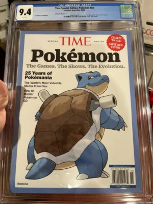🔵🔵 Time Special Edition Pokemon Blastoise Cover CGC 9.4 L@@K W@W 🔵🔵 - Image 1 of 3