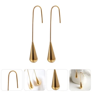 Kupfer Ohrhänger Miss Geometrischer Schmuck für Damen Mädchen - Bild 1 von 12