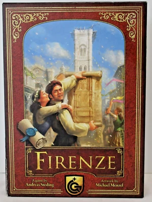 Firenze Euro Strategy Interactive Build-Puzzle Board Game: A. Steding NEW *Read* - Image 1 of 4