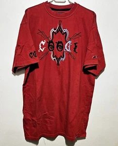 Coogi Men’s Heritage Red Coogi Logo Embroidered Stitched Algodon Shirt Size XL - Picture 1 of 12