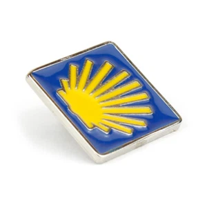 Pin / Anstecker Jakobsmuschel - Jakobsweg Pilgerweg Andenken Souvenir - Bild 1 von 2