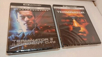The Terminator 1984 + Terminator 2 Judgement Day (4K)-NEW(Sealed)-Box Shipping - Image 1 of 4
