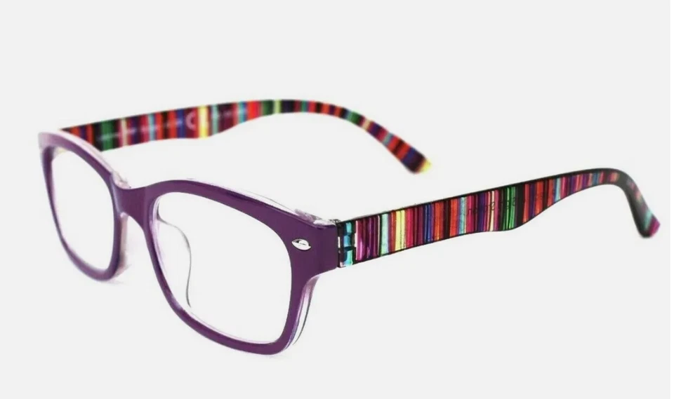 FGX Slight Station Women's Leanna Purple Reading Glasses - Image 1 of 2